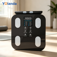 Balance connectée rechargeable à 8 électrodes pour analyse complète de la composition corporelle – Idéale pour la maison et la salle de sport – Vente en gros