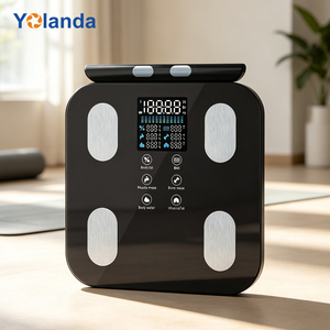Balance connectée <span class=keywords><strong>rechargeable</strong></span> à 8 électrodes pour analyse complète de la composition corporelle – Idéale pour la maison et la salle de sport – Vente en gros - Product Image 2