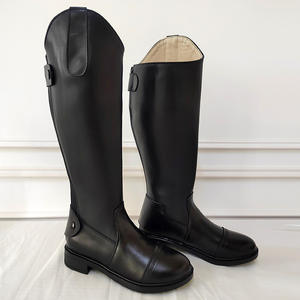 <span class=keywords><strong>Bottes</strong></span> à fermeture éclair confortables pour enfants avec mollet large et largeurs variées, <span class=keywords><strong>bottes</strong></span> hautes jusqu'au genou, <span class=keywords><strong>bottes</strong></span> d'équitation, <span class=keywords><strong>bottes</strong></span> de cavalier - Product Image 1