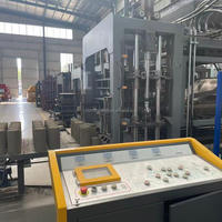 Machine automatique de fabrication de blocs de pavé creux en béton QT4-15 (bordures autobloquantes) avec moteur PLC et pression hydraulique élevée