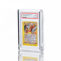 Acrylique recyclable pour l'affichage de dalles de cartes avec surface polie pour la collection de cartes PSA