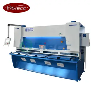 SIECCTECH QC12Y Swing Beam QC11K Metal Plate DAC360T 10*2500 16*3200 CNC Hydraulic Shearing Machine