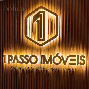 Realizzazione di Logo per la Mia Azienda, Insegna Luminosa con Lettere Metalliche, Lettere Illuminate per Insegne Aziendali, Insegna con Lettere a LED Retroilluminate - Product Image 2