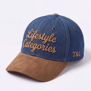 Gorras de Béisbol Personalizadas al por Mayor con Logotipo Bordado en 3D, Gorra de Mezclilla de 6 Paneles con Visera de Gamuza, Fabricante de Gorras - Product Image 1