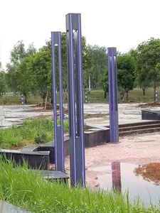 Luces de poste de lámpara RGBGarden modernas, integración de lámpara y columna, decoración de jardín, poste de iluminación de luz - Product Image 6