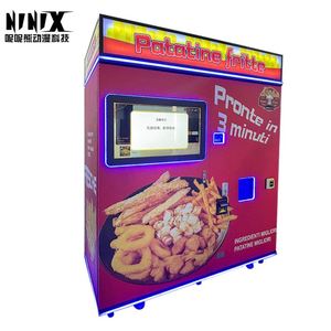 Máquina Expendedora de Snacks Comercial de Lujo con Autoservicio, Papas Fritas Rápidas en 3 Minutos, Control Táctil Automático, NINIX 10L SDK - Product Image 5
