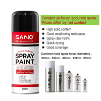Peinture aérosol acrylique haute brillance SANVO 400 ml