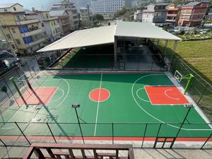 INOLP Interior/Exterior Suelo Multideportivo Silicon PU Cancha deportiva sintética para tenis Baloncesto Versátil Suelo deportivo al aire libre - Product Image 6