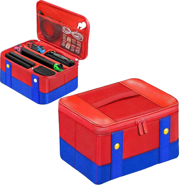 Portable Durable EVA Nylon Zipper Simple Multi-Functional Protective Case Nintendo Switch Lite/OLED Game Console Special Bag