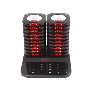 NOUVEAU Ensemble de 20 pagers pour clients de restaurant, système sans fil, buzzer pour invités, longue portée, pour café, bar, hôtel, commerce de détail, magasin d'alimentation - Product Image 1