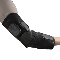Masajeador de Rodilla y Piernas con Bolsas de Aire, Vibración por Presión de Aire, 3 Modos, Calentamiento con Grafeno, Función Musical, para el Cuidado de la Artritis, Nuevo Diseño