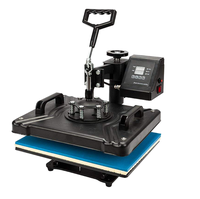 Presse à Chaud Professionnelle Numérique Pivotante 30x38 cm, Machine d'Impression à 360 Degrés pour T-shirts et Sublimation