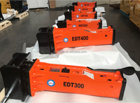 Ciseaux hydrauliques EDDIE53 (type latéral/supérieur/silencieux, burin de 53 mm) pour excavatrices de 2,5 à 4,5 tonnes