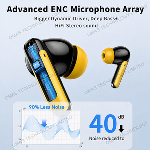 Audífonos Intrauditivos Ligeros y Suaves, Sonido de Alta Fidelidad, Mini Audífonos Inalámbricos TWS Resistentes al Agua para Deportes - Product Image 4
