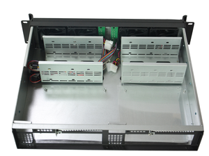19-Zoll 2U Server-Gehäuse Unterstützt Dual <span class=keywords><strong>ITX</strong></span> MB und Dual 1U Flex Netzteil Mit Kurzer Tiefe von 360mm - Product Image 2