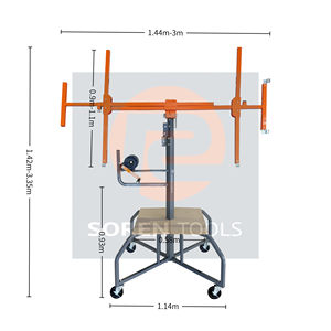NOUVEAU MODÈLE de lève-plaque de plâtre, lève-plaque de plâtre, lève-plaque de plâtre avec levage de titres, outils de bricolage - Product Image 3