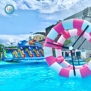 Équipement extérieur et d'intérieur de parc d'aventure matériel de PVC de structure de jeu gonflable de grand château plein d'entrain des enfants - Product Image 4