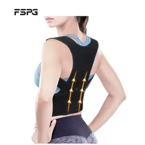 FSPG Usine en gros de haute qualité confortable respirant bas prix réglable ceinture de correction de la posture du dos
