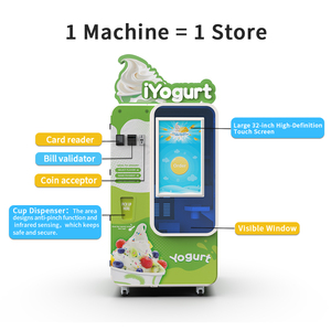 Máquina de Helados al por Mayor, Máquina Expendedora, SDK. Código QR, compatibilidad con tarjetas de crédito y ADA - Product Image 3