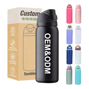 Botella de Agua Personalizada Promocional de Fábrica con Logotipo, Botellas Aisladas de Acero Inoxidable, Termos al por Mayor - Product Image 1