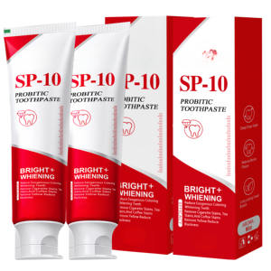 Pasta Dental Probiótica SP-10 para el Cuidado Bucal, Blanqueadora, Elimina Manchas de Té y Café, Aliento Fresco a Menta, 120g - Product Image 1