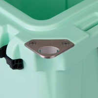 Glacière isotherme portable personnalisée de 18,9 L (20 QT) en plastique pour aliments, camping et pêche
