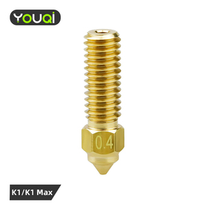 YouQi Wholesale Buses d'impression 3D en laiton haute vitesse 0,4 mm, buses K1 compatibles K1, K1 Max, Ender 3 <span class=keywords><strong>V3</strong></span>, KE, <span class=keywords><strong>CR10</strong></span> SE, CR M4 - Product Image 3