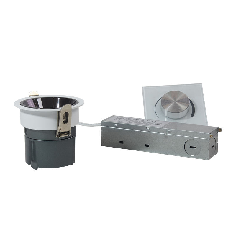 Round White/Black/Silver Reflector type