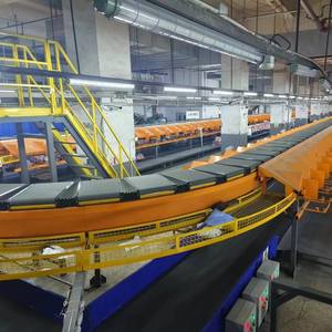Çok kanallı kurye sektörü proje sıralayıcı sistemleri parsel Express için otomatik bant konveyör ekonomik bisiklet çapraz kemer sıralayıcı - Product Image 4