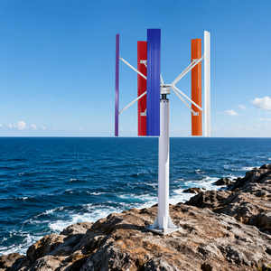Générateur éolien à axe vertical 220V 10Kw pour usage domestique, petit générateur éolien hélicoïdal H-10kw - Product Image 1