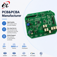 Service clé en main de cartes PCBA pour contrôle industriel, carte pilote de capteur PLC, assemblage SMT DIP personnalisé, certifié IPC Classe 3, FR-4 ET GROUP