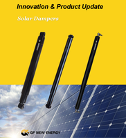 Amortisseur solaire GFZM58030CC avec connecteurs à joint en caoutchouc en acier inoxydable