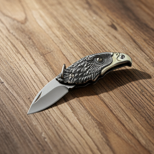 Couteau Eagle, lame D2, couteau de poche, acier inoxydable, manche sculpté, nouvelle collection, couteau de camping en plein air, personnalisé - Product Image 6
