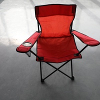 Chaise de camping moderne en tissu Oxford avec cadre en acier inoxydable durable - Pliable, portable, écologique pour la randonnée, la pêche, le parc, l'extérieur