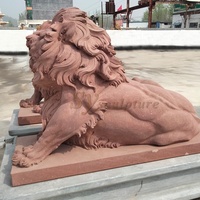 Statues de lion en marbre Statue de lion porte Mable à vendre Statues de lion pour porte