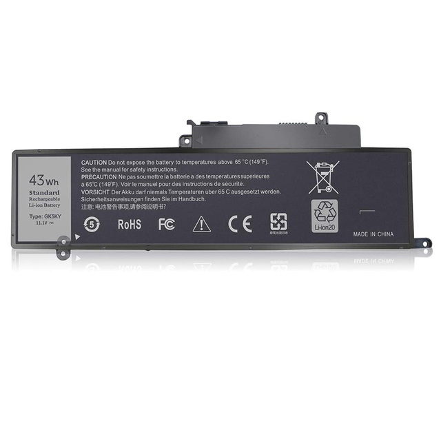 GK5KY Lithium Laptop Battery 11.4V 4000mAh For Dell Inspiron 11 3147 13 7347 15 7558 P20T 4K8YH 92NCT Wholesale