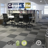 Dalles de moquette 50x50, moquette modulaire carrée pour bureaux, hôtels, bâtiments commerciaux et décoration de sols intérieurs