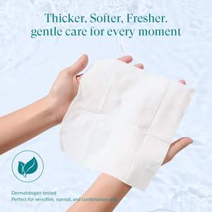 Custom Logo Flushable Wet <strong>Wipes</strong> Biodegradable Soft Eco-friendly 99% Water Aloe &amp; Vitamin E Clean Adult Flushable <strong>Wipes</strong> Unscent - Product Image 2