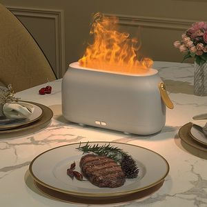 2023 humidificateur aromathérapie à <span class=keywords><strong>Simulation</strong></span> de flamme Protection contre le manque d'eau luminosité réglable <span class=keywords><strong>chambre</strong></span> à coucher lumière ambiante - Product Image 1