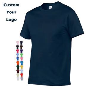 Camiseta de Verano al por Mayor, Lisa, de Algodón, Talla Grande, Personalizable con Logotipo, para Hombre, Suave, Talla Extra Grande - Product Image 1