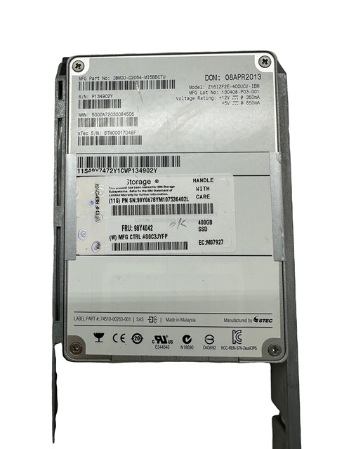 400GB 2.5-inch SAS 6Gb/s MLC Enterprise SSD for DS8000 Storage