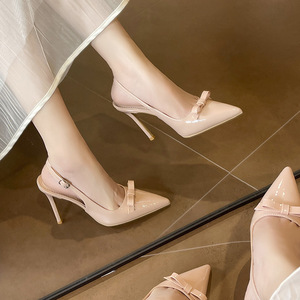 รองเท้าส้นสูงผู้หญิงสไตล์ใหม่, รองเท้าส้นสูงแบบเปิดนิ้วเท้าเซ็กซี่, รองเท้าผู้หญิงแฟชั่น, รองเท้าสำหรับงานปาร์ตี้หรูหรา - Product Image 2