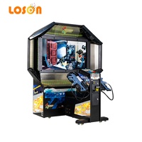 Machine de tir de 55 pouces, simulateur vidéo à pièces de monnaie, jeu d'arcade