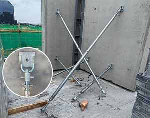 Hrt ván Khuôn có thể điều chỉnh kính thiên văn hỗ trợ thép giàn giáo shoring hệ thống Prop đẩy kéo đạo cụ cú đúp - Product Image 5