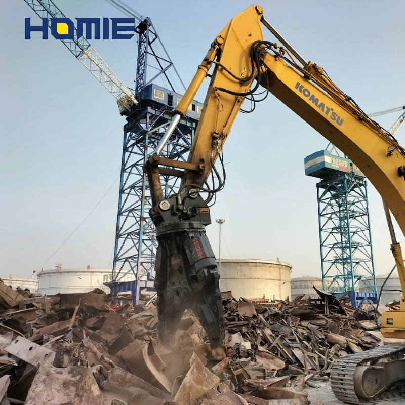 Excavator Metal Steel Bar Shearing Machine