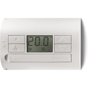 Termostato Digital de Pared Finder 20.0 C con Modo Día/Noche, Blanco - Product Image 1