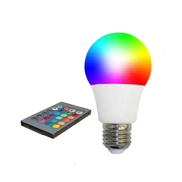 Ampoule Led haute puissance 9w 3w 7w, lampe intelligente changement de couleur Rgb,