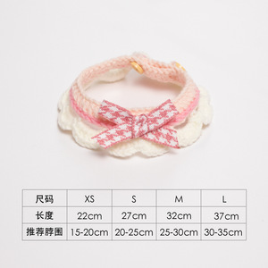 Japanese Style Soft Solid Dog Scarf Eco-friendly Pet Collar Decoration <b>Bow</b> Slippery Towel for Small Dogs Cats - Product Image 4