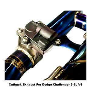 Vortex Performance Titanium Exhaust System Fits Dodge Challenger 3.6L V6 2015-2022 Electronic Valve Catback Tuning Muffler - Product Image 4