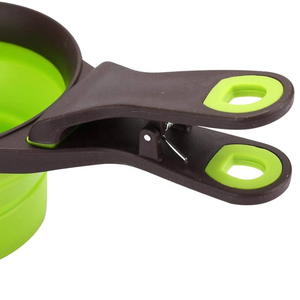 Bol pliable portable en PP+TPR pour chiens, chats et petits animaux, voyage en plein air, pliable, facile à nettoyer, vert, marron - Product Image 6